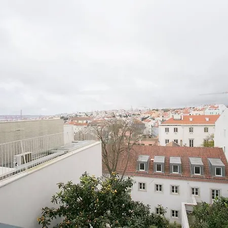 דירה Principe Real Great View With 3 Bdr And Wi-fi! ליסבון